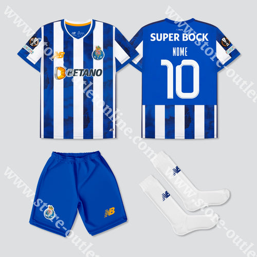 Novo Kit Criança Principal Fc Porto 24/25 Camisola Futebol