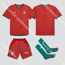 Carregar imagem no visualizador da galeria, NOVO KIT CRIANÇA PRINCIPAL PORTUGAL MUNDIAL 2026 1-2 Anos Camisola Futebol

