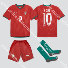Carregar imagem no visualizador da galeria, NOVO KIT CRIANÇA PRINCIPAL PORTUGAL MUNDIAL 2026 Camisola Futebol
