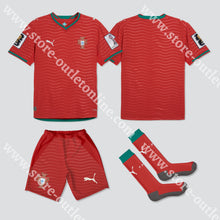 Carregar imagem no visualizador da galeria, NOVO KIT CRIANÇA PRINCIPAL PORTUGAL MUNDIAL 2026 - Camisola Futebol
