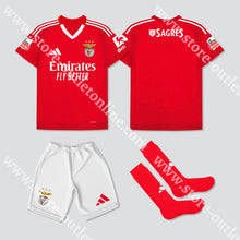 Carregar imagem no visualizador da galeria, Novo Kit Criança Principal Sl Benfica 24/25 Camisola Futebol
