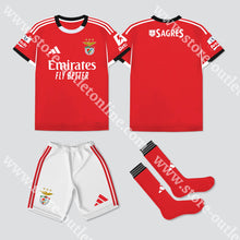 Carregar imagem no visualizador da galeria, NOVO KIT CRIANÇA PRINCIPAL SL BENFICA 25/26 Camisola Futebol
