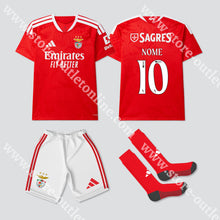 Carregar imagem no visualizador da galeria, NOVO KIT CRIANÇA PRINCIPAL SL BENFICA 26/27 - Camisola Futebol
