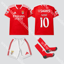 Carregar imagem no visualizador da galeria, NOVO KIT CRIANÇA PRINCIPAL SL BENFICA 26/27 - Camisola Futebol
