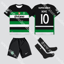 Carregar imagem no visualizador da galeria, Novo Kit Criança Principal Sporting Cp 24/25 Camisola Futebol
