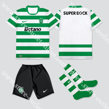 Carregar imagem no visualizador da galeria, NOVO KIT CRIANÇA PRINCIPAL SPORTING CP 25/26 Camisola Futebol
