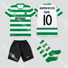 Carregar imagem no visualizador da galeria, NOVO KIT CRIANÇA PRINCIPAL SPORTING CP 25/26 Camisola Futebol
