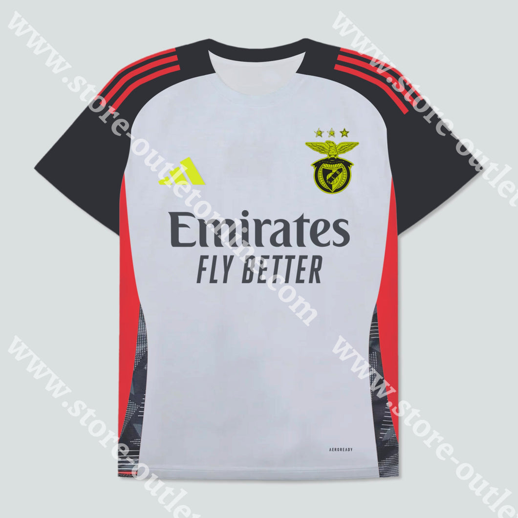 T-Shirt Aquecimento Sl Benfica 24/25 S Camisola Futebol