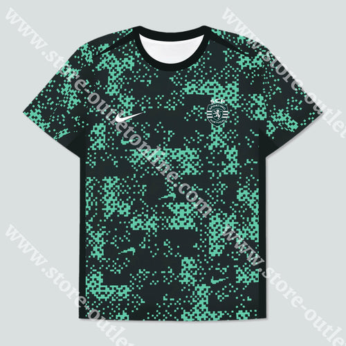 T-Shirt Aquecimento Sporting Cp 24/25 S Camisola Futebol